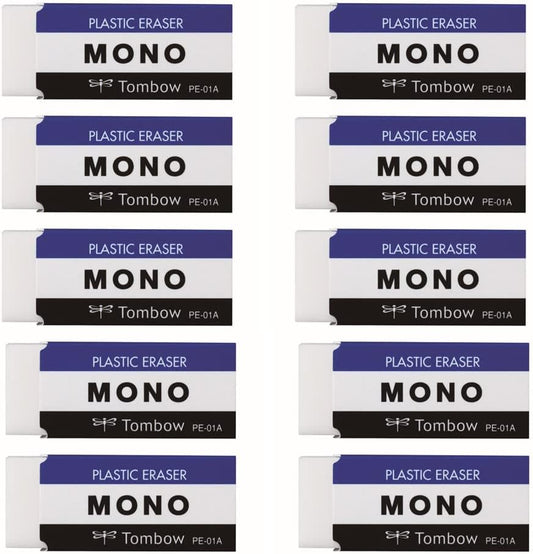 Tombow Mono Eraser, Pack of 10