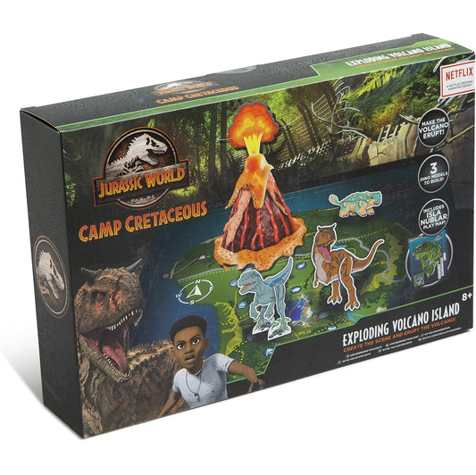 Jurassic World Camp Cretaceous Exploding Volcano Island