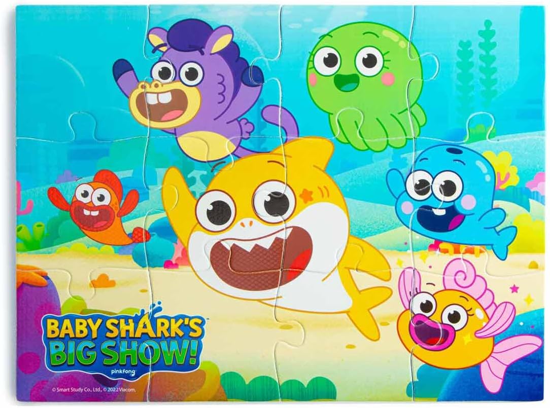 Baby Shark Bathtime 12 Piece Foam Puzzle