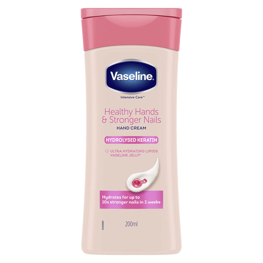 Vaseline Healthy Hands Stronger Nails with keratin 200 ml