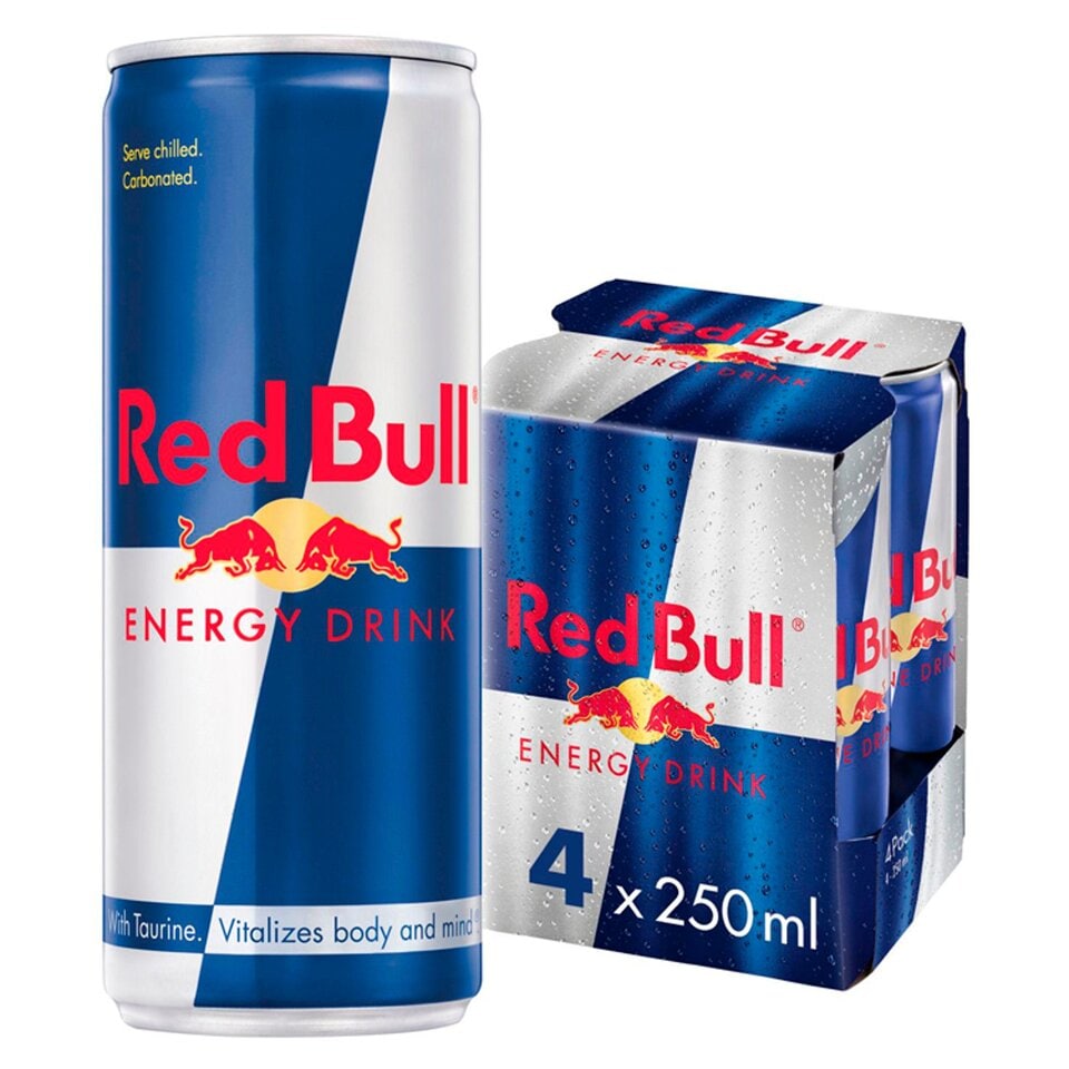 Red Bull Energy Drink 4 X 250Ml